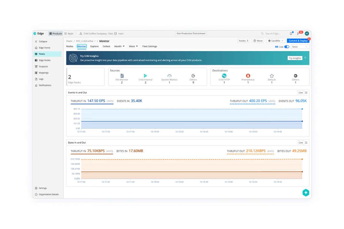 Cribl Edge OSS Group