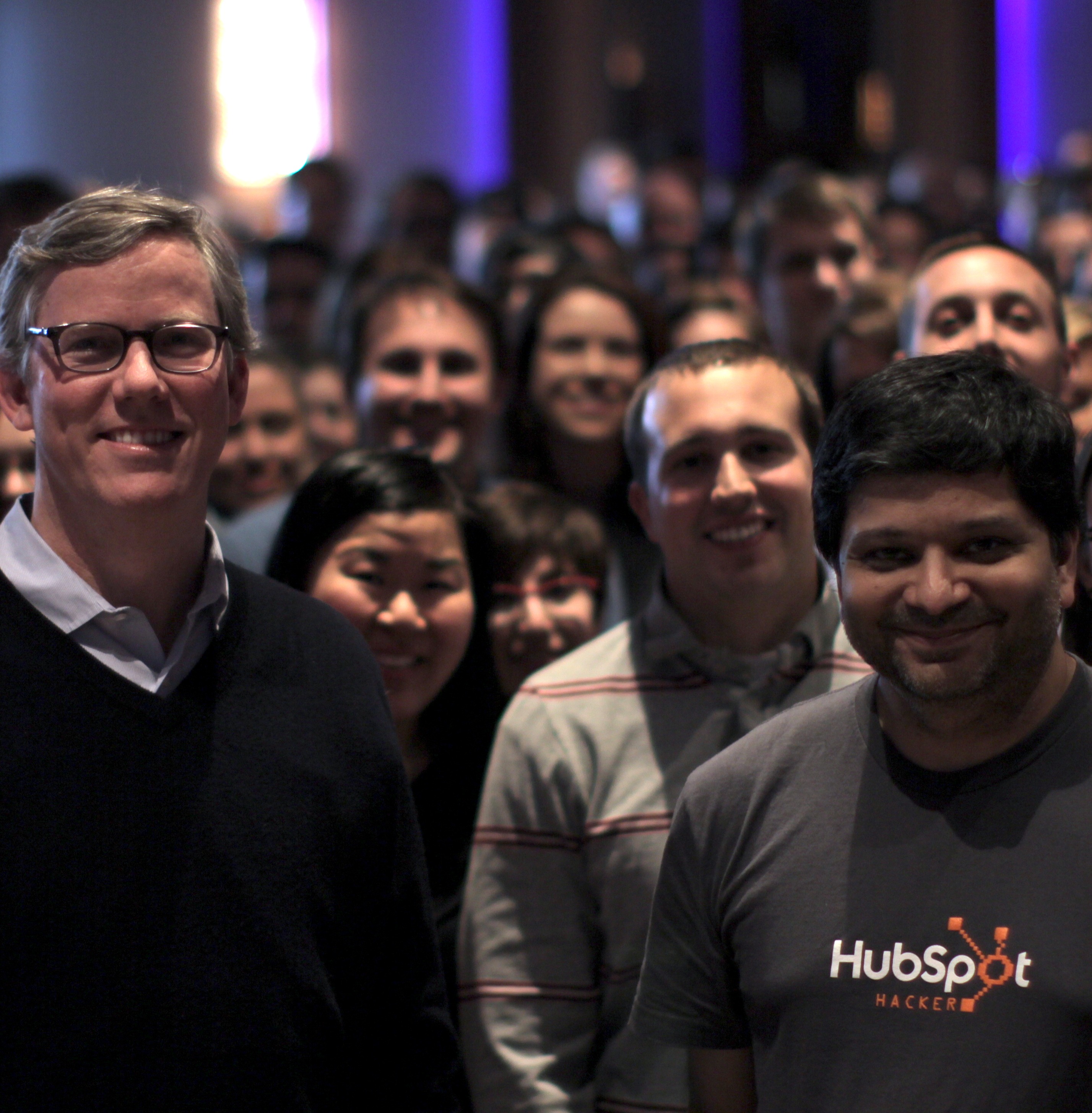 Brian Halligan and Dharmesh Shah, founders of Hubspot