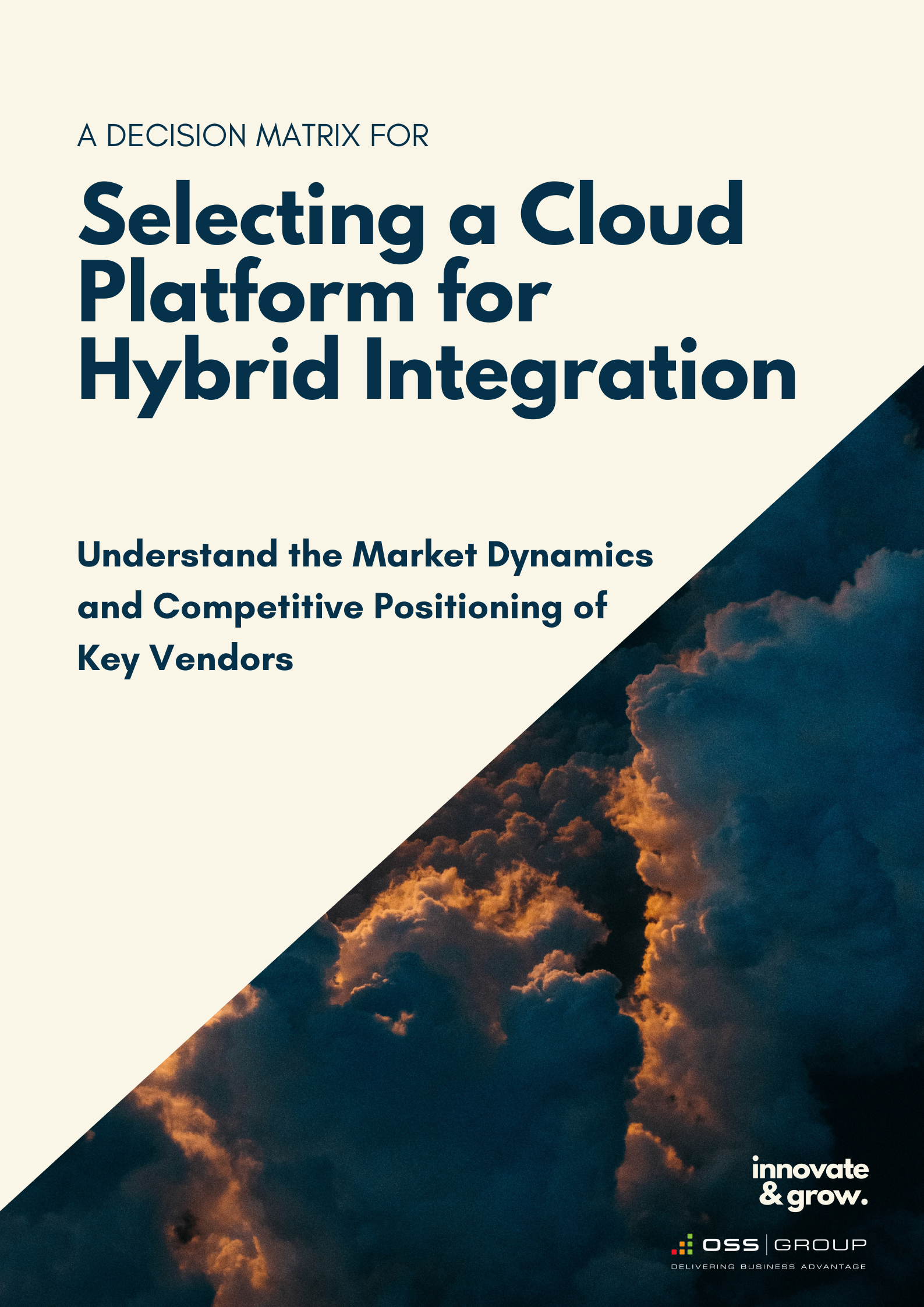 Selecting a Cloud Platform for Hybrid Integration (Cover)